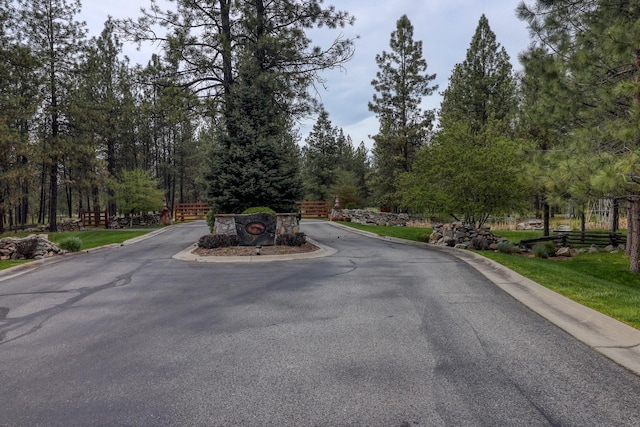 3319 E Elena Ln, Chattaroy, WA 99003 - view of street featuring a gated entry and curbs