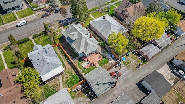 birds eye view of property featuring a residential view