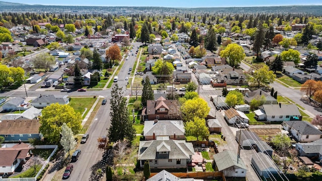 birds eye view of property featuring a residential view