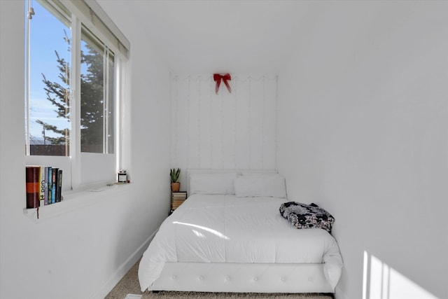 bedroom with baseboards