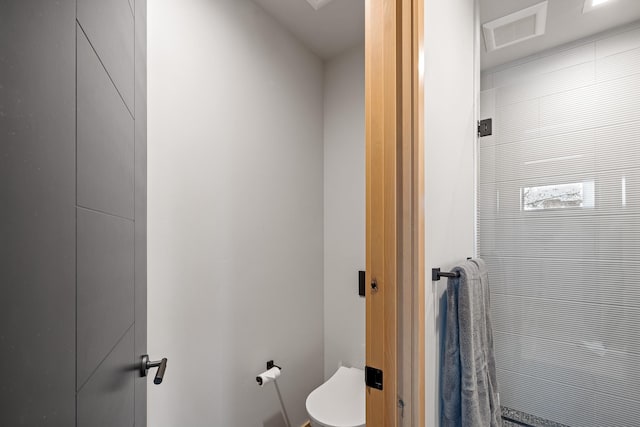 bathroom with visible vents