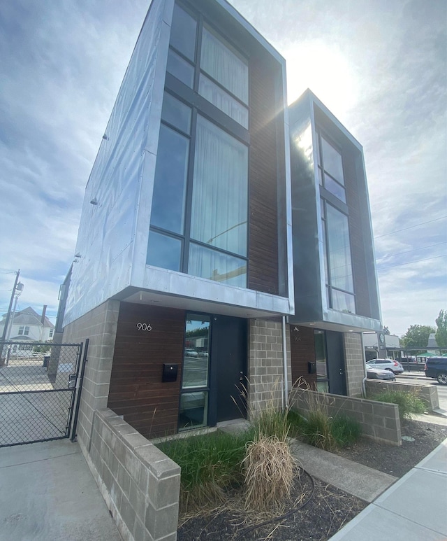 exterior space with fence