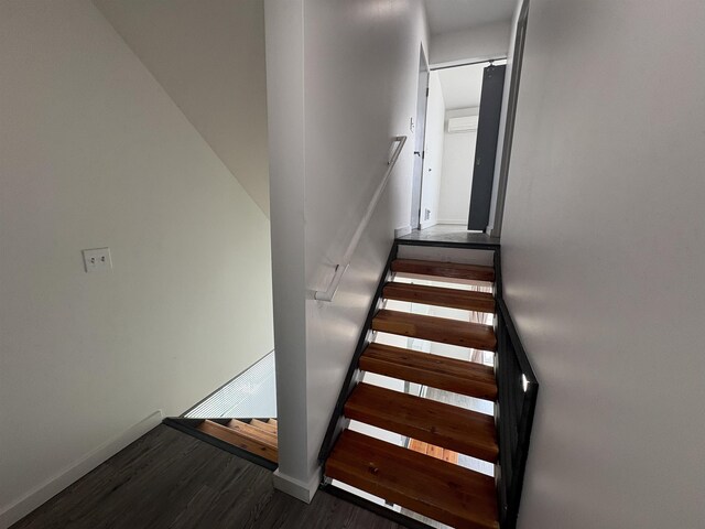 904 E Indiana Ave, Spokane, WA 99207 - stairs with wood finished floors and baseboards