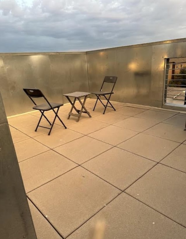 balcony featuring a patio