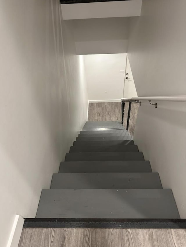 view of stairway
