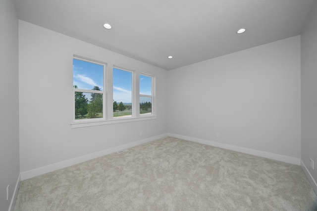 3621 W Montgomery Rd, Deer Park, WA 99006 - unfurnished room with baseboards, carpet flooring, and recessed lighting