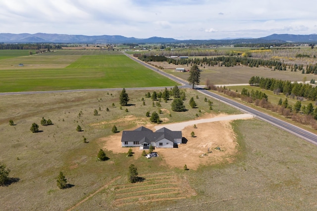 3621 W Montgomery Rd, Deer Park, WA 99006 - bird's eye view with a mountain view and a rural view