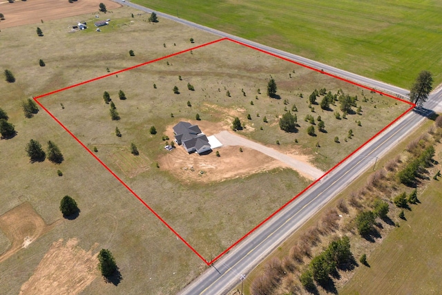 3621 W Montgomery Rd, Deer Park, WA 99006 - birds eye view of property featuring a rural view