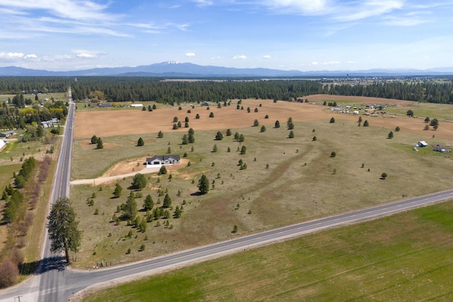 3621 W Montgomery Rd, Deer Park, WA 99006 - drone / aerial view with a mountain view and a rural view