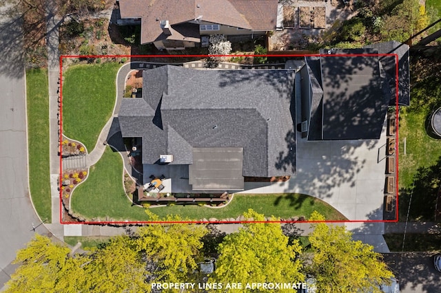 drone / aerial view