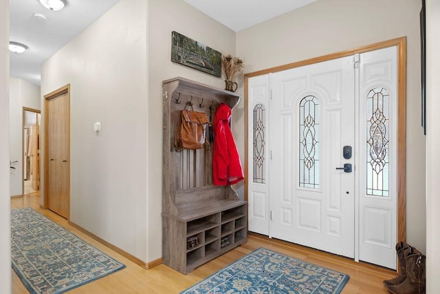 815 E Shelter Ln, Deer Park, WA 99006 - mudroom with wood finished floors and baseboards