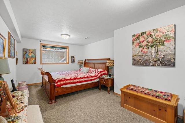 815 E Shelter Ln, Deer Park, WA 99006 - bedroom featuring carpet floors, a textured ceiling, and baseboards