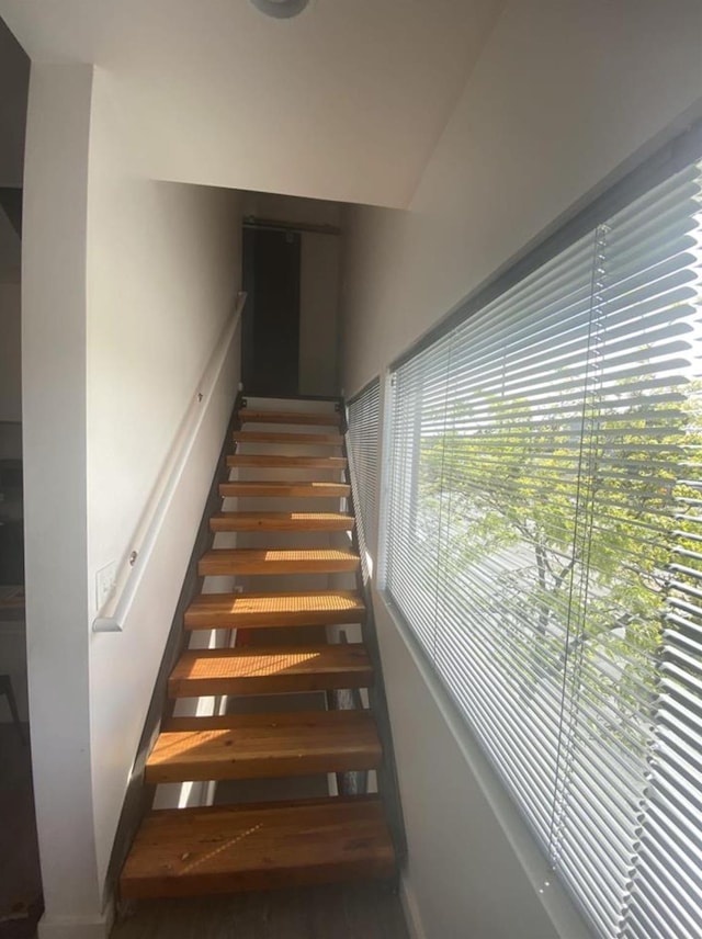 view of stairs