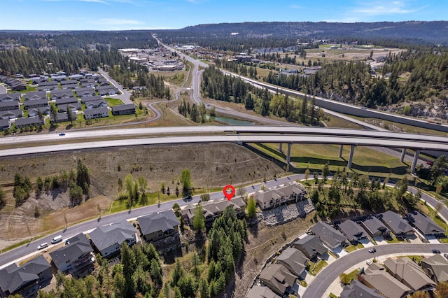 bird's eye view featuring a residential view
