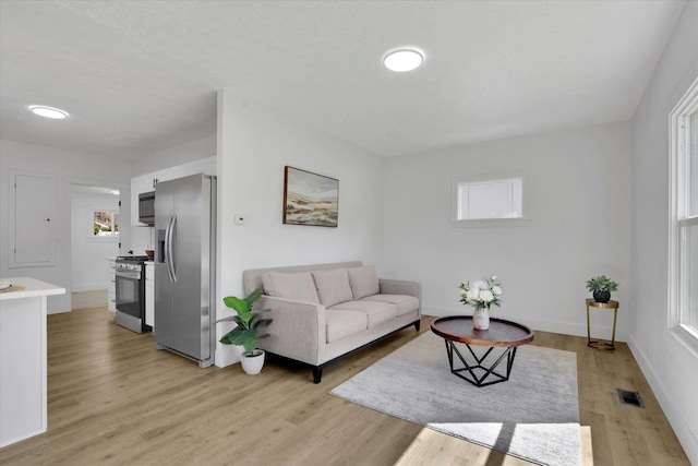 3903 E Hartson Ave, Spokane, WA 99202 - living area featuring light wood finished floors and healthy amount of natural light