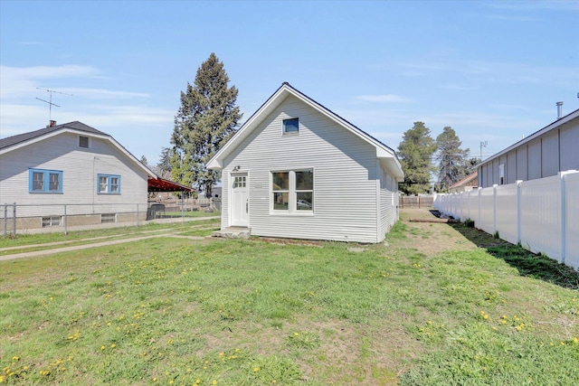 3903 E Hartson Ave, Spokane, WA 99202 - back of house with a fenced backyard