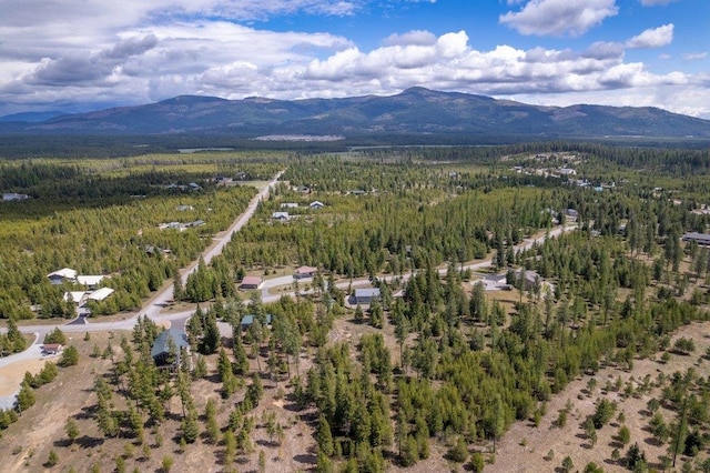362 Panorama Dr, Newport, WA 99156 - bird's eye view featuring a mountain view and a wooded view