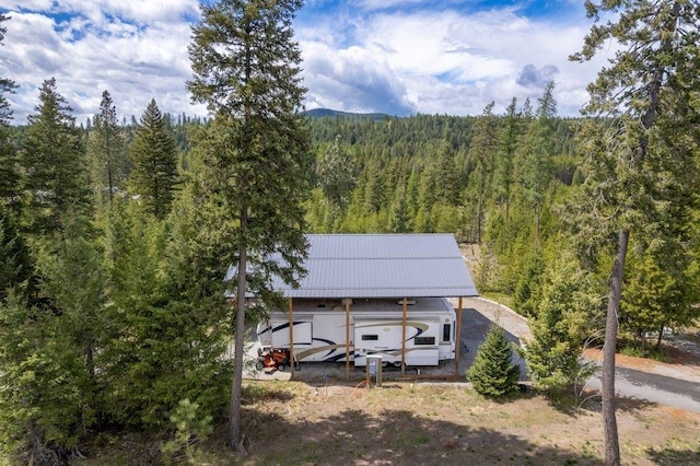 362 Panorama Dr, Newport, WA 99156 - exterior space with a forest view