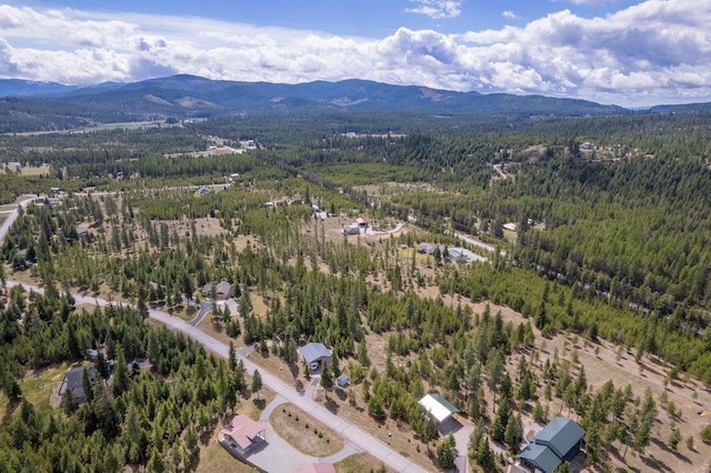 362 Panorama Dr, Newport, WA 99156 - drone / aerial view with a mountain view and a wooded view