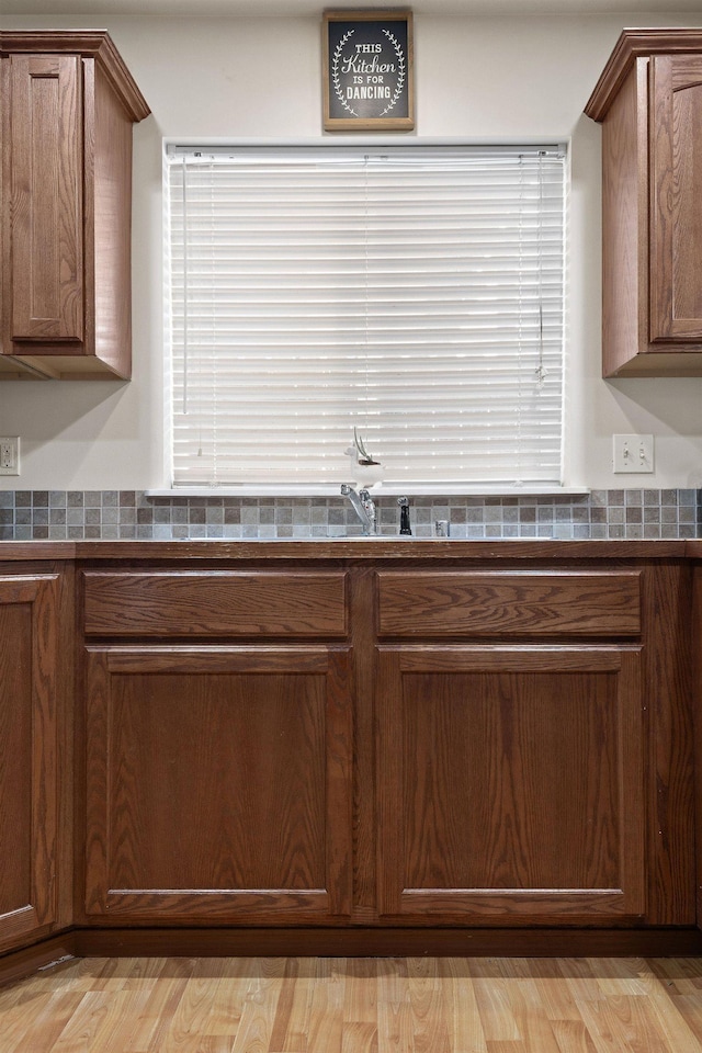3713 S Harrison St, Spokane, WA 99224 - kitchen with brown cabinetry