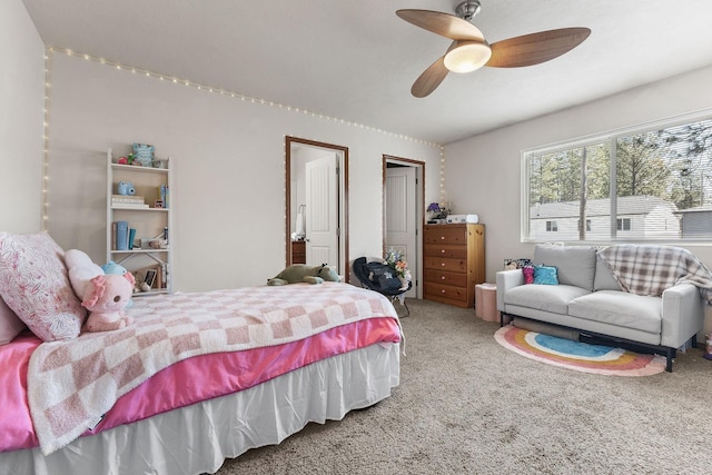 3713 S Harrison St, Spokane, WA 99224 - bedroom with carpet floors and ceiling fan