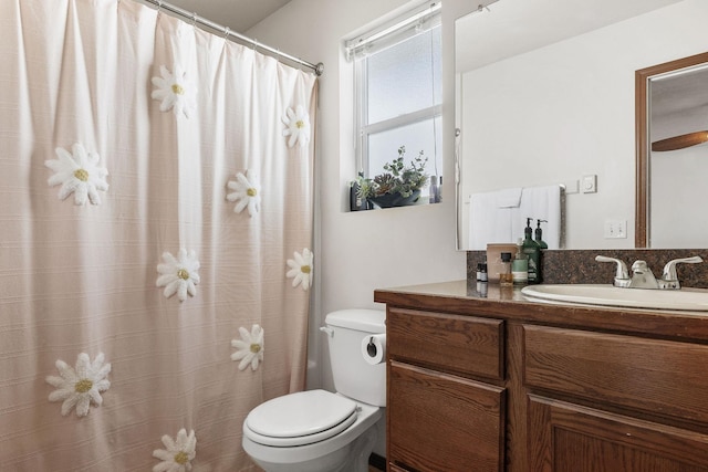 3713 S Harrison St, Spokane, WA 99224 - full bath featuring vanity, toilet, and curtained shower
