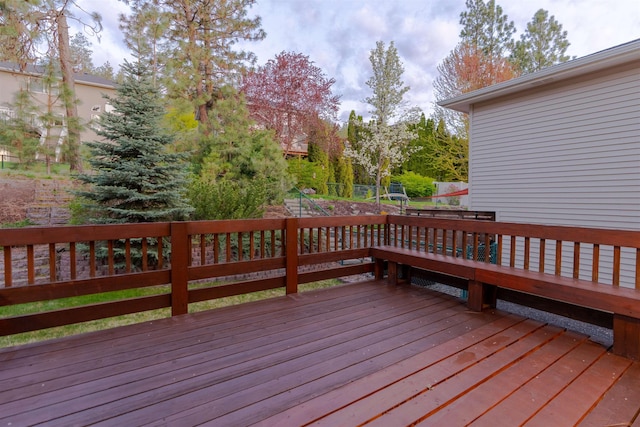 view of deck