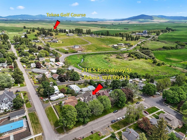 218 S Broadway St, Tekoa, WA 99033 - view of property location with mountains and nearby suburban area
