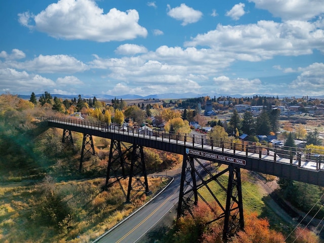 218 S Broadway St, Tekoa, WA 99033 - balcony featuring a mountain view