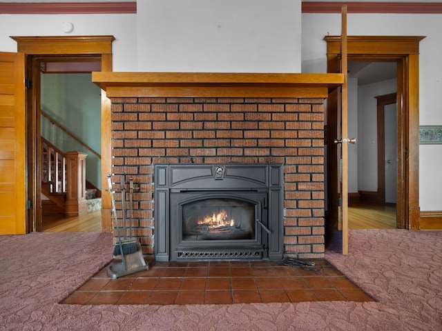 218 S Broadway St, Tekoa, WA 99033 - detailed view of a fireplace