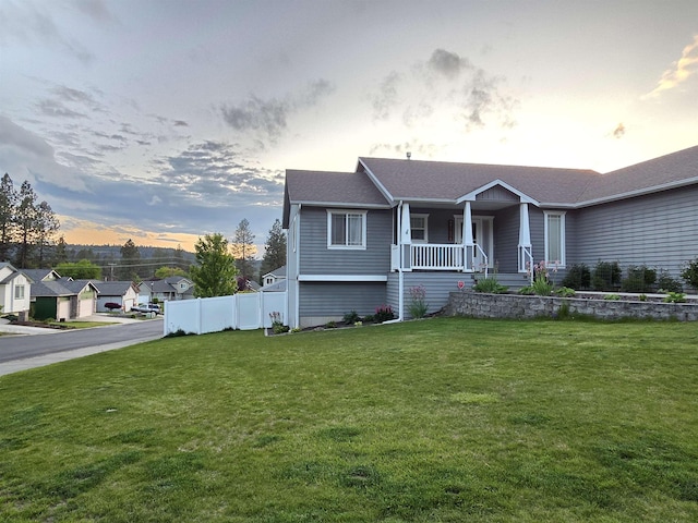 6805 Royal Ln, Spokane, WA 99208 - single story home featuring covered porch