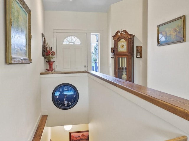 view of entrance foyer