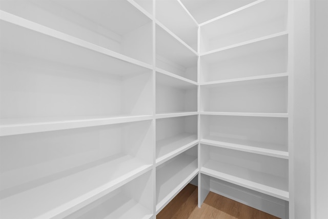 view of storage area