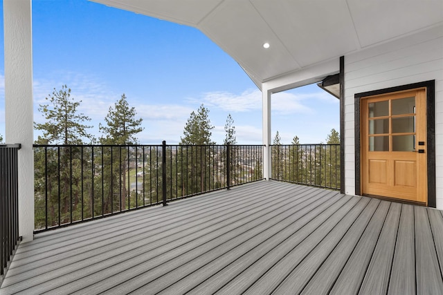 view of deck