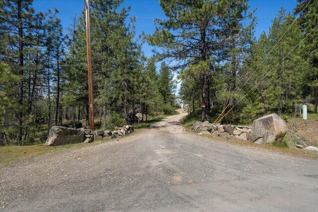 view of road