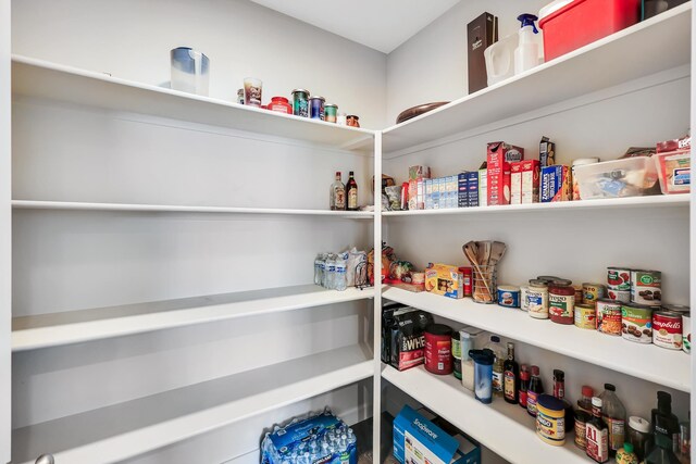 view of pantry