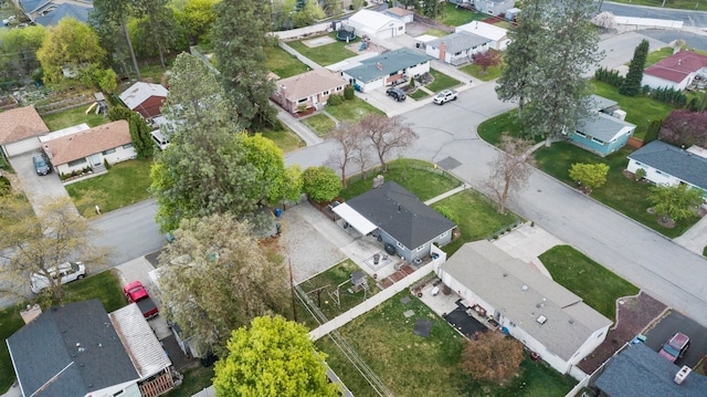 aerial view featuring a residential view