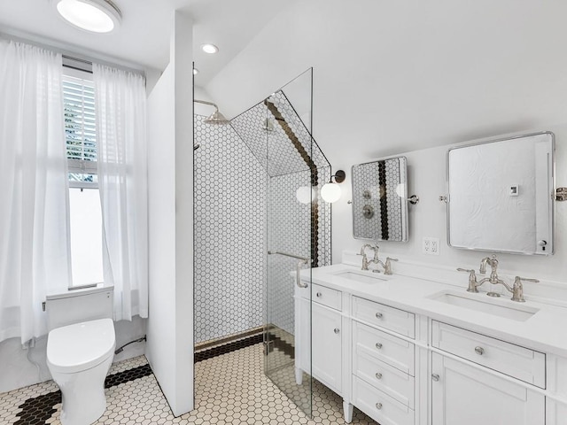 610 Ross St, Davenport, WA 99122 - bathroom featuring a sink, plenty of natural light, and a shower stall