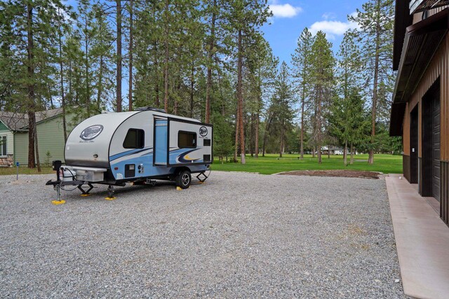view of vehicle parking