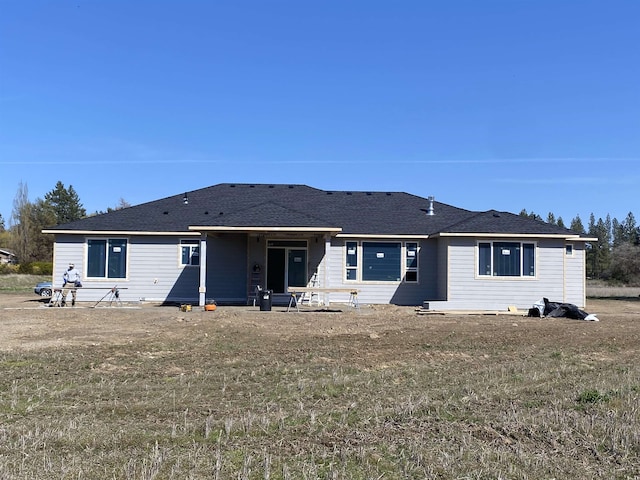 view of rear view of property