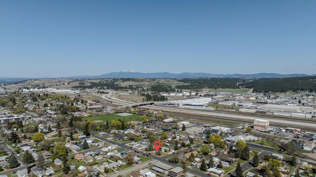 5804 N Regal St, Spokane, WA 99208 - birds eye view of property with a mountain view