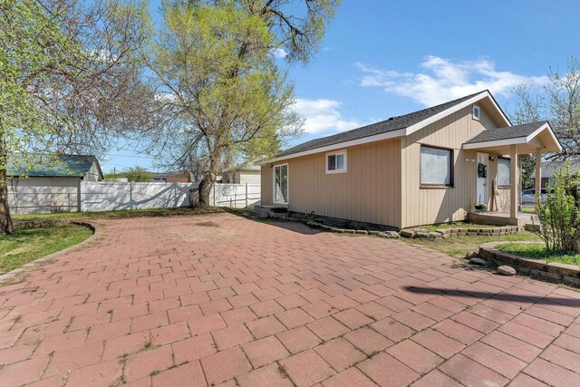 5804 N Regal St, Spokane, WA 99208 - exterior space with fence and a patio area
