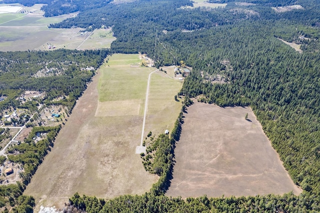 572 Smiley Ln, Newport, WA 99156 - aerial view featuring a rural view and a forest view
