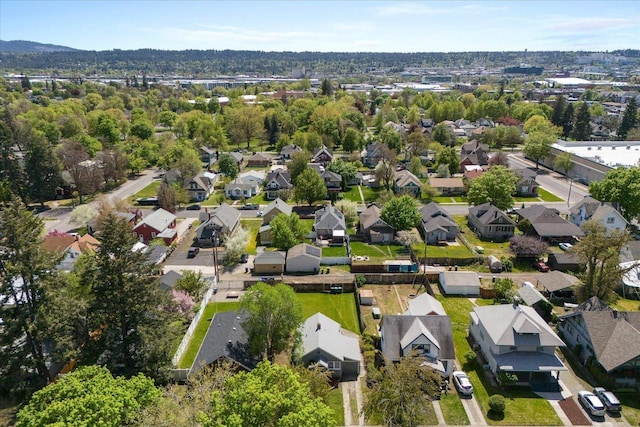 birds eye view of property featuring a residential view