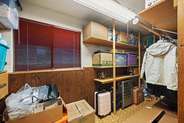 view of storage