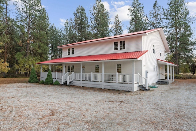 717 W Antler Rd, Deer Park, WA 99006 - farmhouse with a porch and metal roof