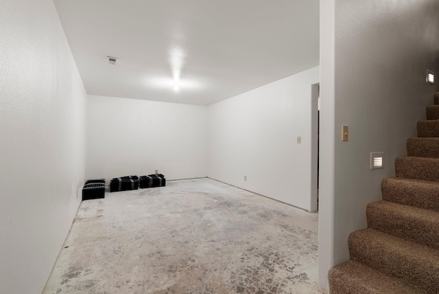 717 W Antler Rd, Deer Park, WA 99006 - finished basement with visible vents and stairs