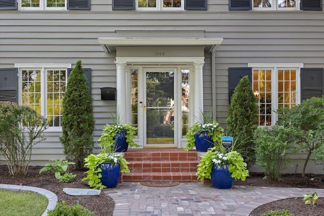 view of property entrance