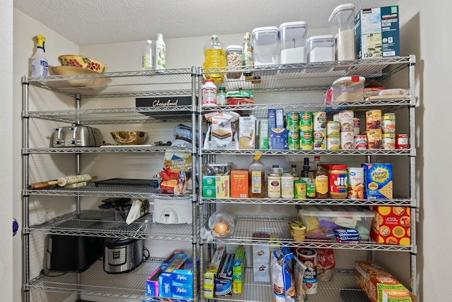 view of storage area
