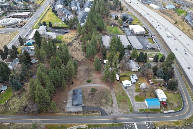 aerial view featuring a residential view